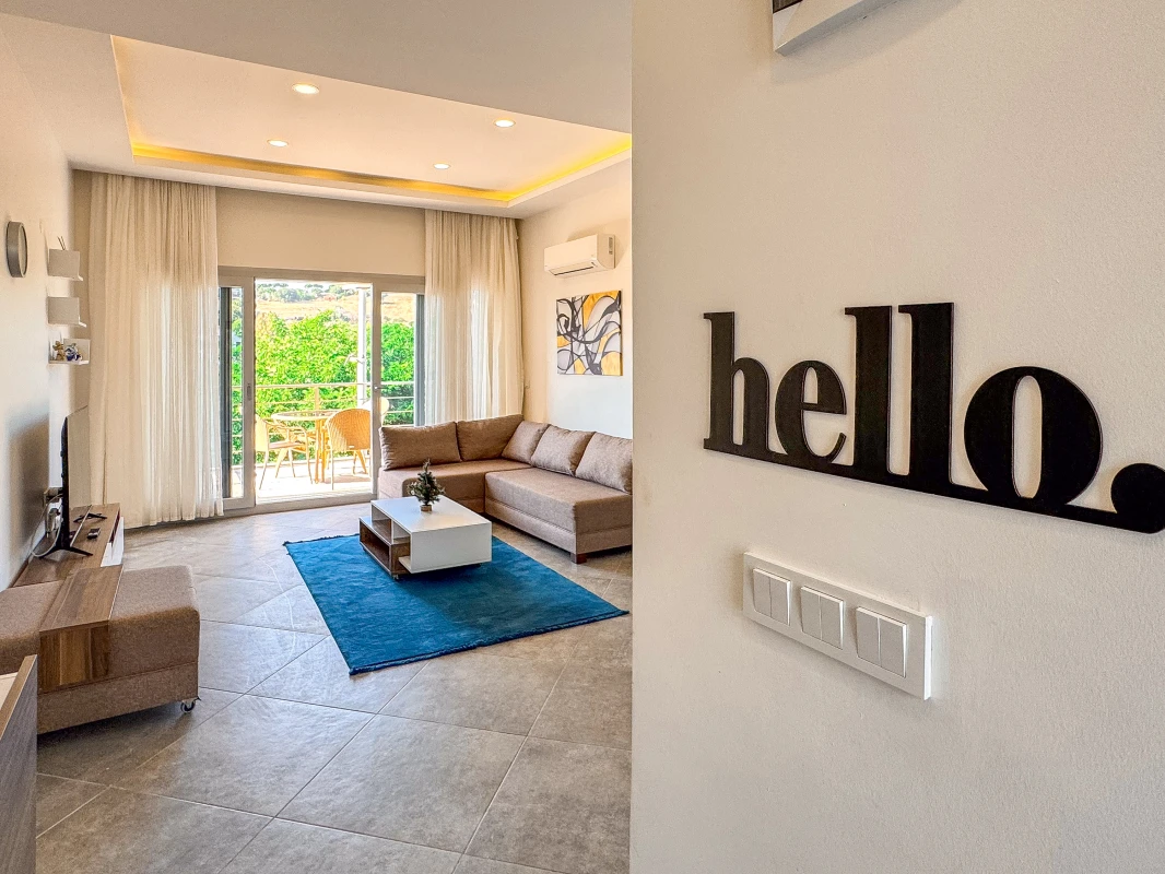 Deluxe 1+1 private balcony with pine forest and valley view
